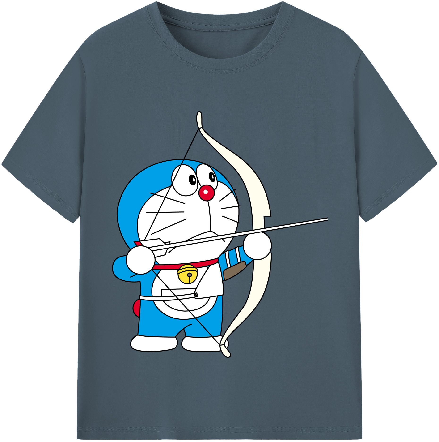 （画像用） ドラえもん Doraemon 綿100％半袖Tシャツ（フロントプリント）